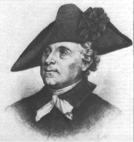 Isaac Huger wearing a hat