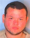 Face photo of male fugitive Aldo Gonzalez