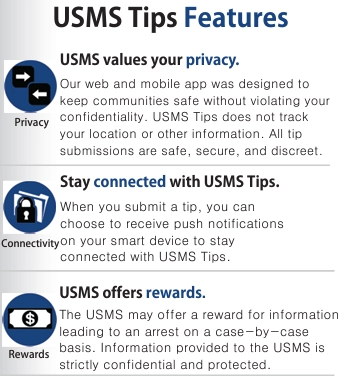 USMS Tips Features