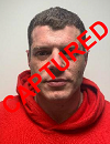 Face photo of captured fugitive Matthew L. Stevenson