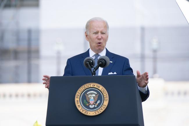 President Biden speaking at the 2022 Peace Officer’s…